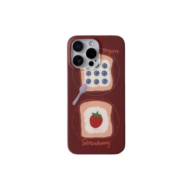 Toast Phone Case - iPhone 16 Pro Max / 16 Pro / 16 Plus / 16 / 15 Pro Max / 15 Pro / 15 Plus / 15 / 14 Pro Max / 14 Pro / 14 Plus / 14 / 13 Pro Max / 13 Pro / 13 / 13 Mini SpreePicky