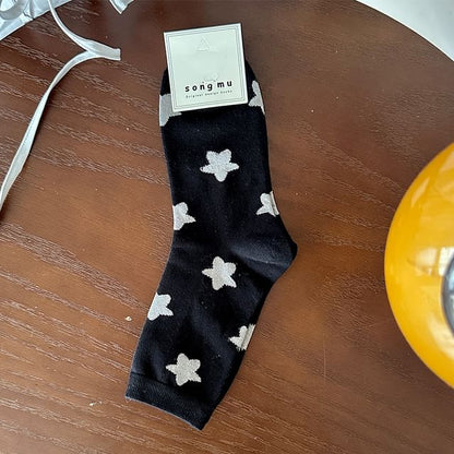 Star Print Socks SpreePicky