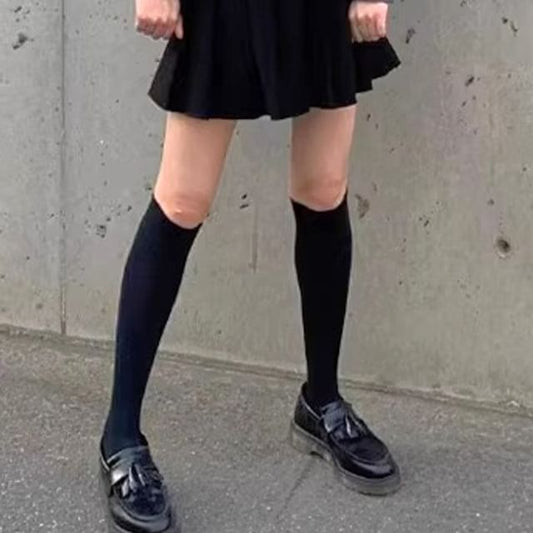 Plain Knee High Socks / Set SpreePicky