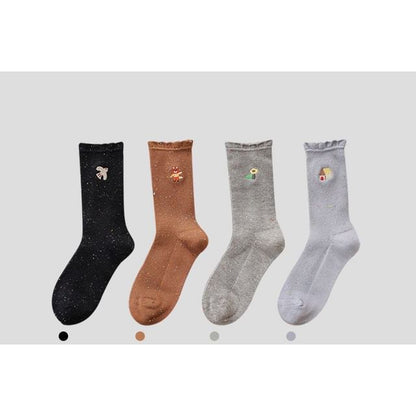 Cartoon Embroidered Socks / Set SpreePicky