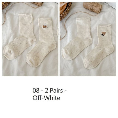 Cartoon Embroidered Socks / Set SpreePicky