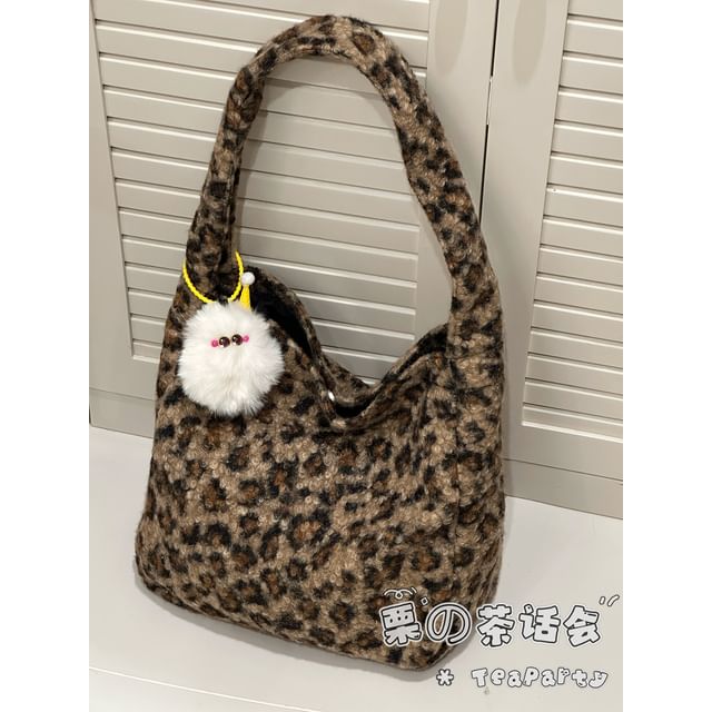 Fluffy Leopard Tote Bag SpreePicky