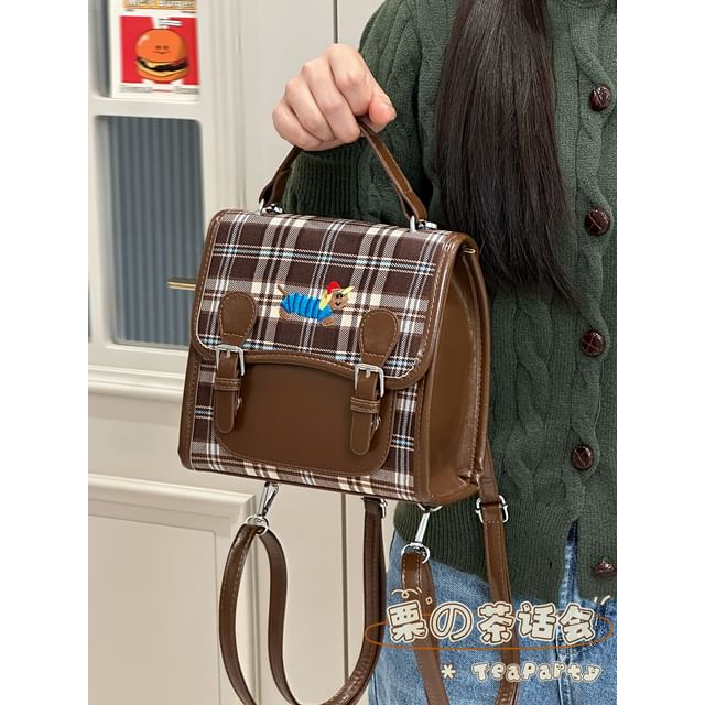 Plaid Flap Crossbody Bag SpreePicky