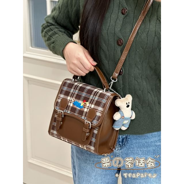 Plaid Flap Crossbody Bag SpreePicky