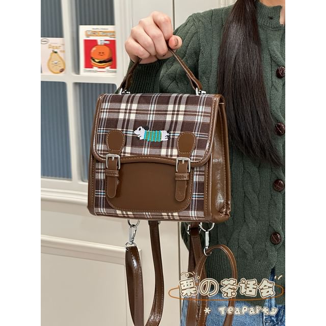 Plaid Flap Crossbody Bag SpreePicky