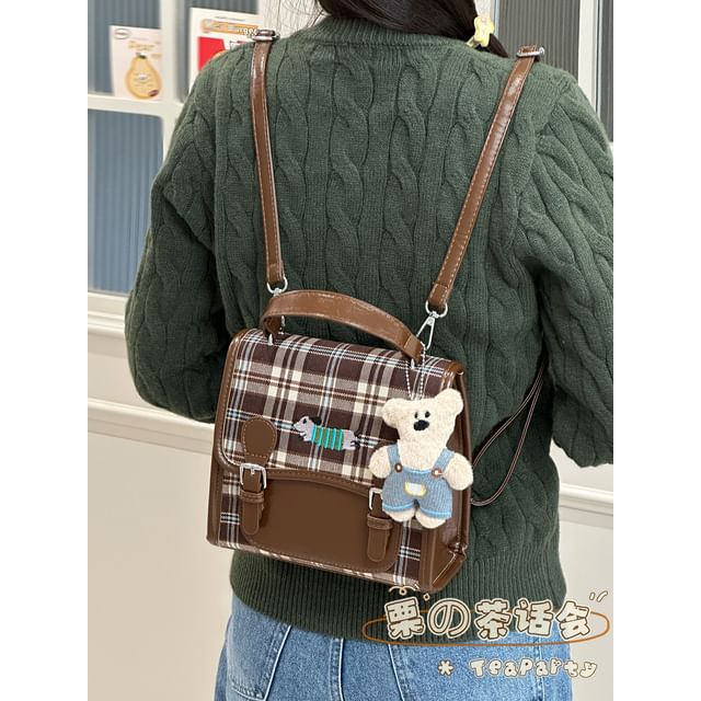 Plaid Flap Crossbody Bag SpreePicky