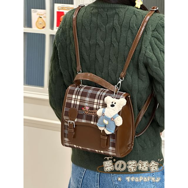 Plaid Flap Crossbody Bag SpreePicky