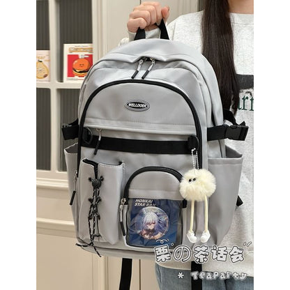 Two Tone Zip Backpack SpreePicky