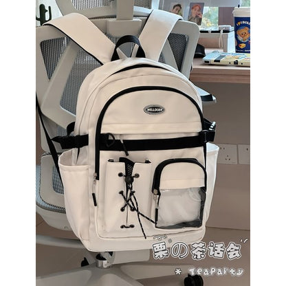 Two Tone Zip Backpack SpreePicky