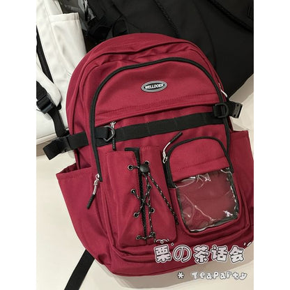 Two Tone Zip Backpack SpreePicky