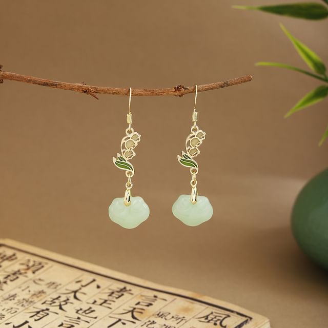 Faux Gemstone Dangle Earring SpreePicky