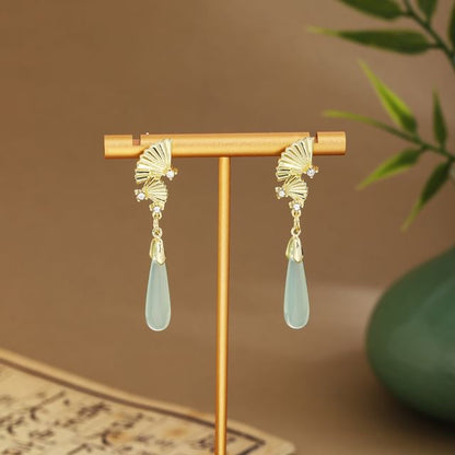 Faux Gemstone Dangle Earring SpreePicky