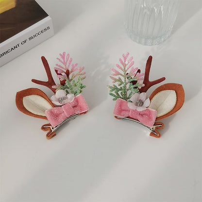 Christmas Deer Horn Party Headband SpreePicky