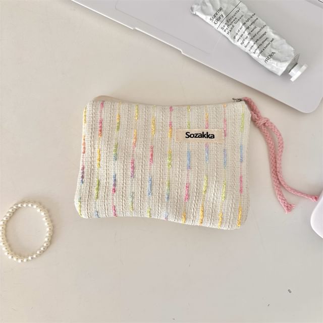 Lettering Cosmetic Pouch SpreePicky