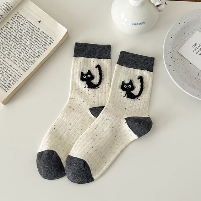 Cartoon Animal Patterned Short Socks SpreePicky