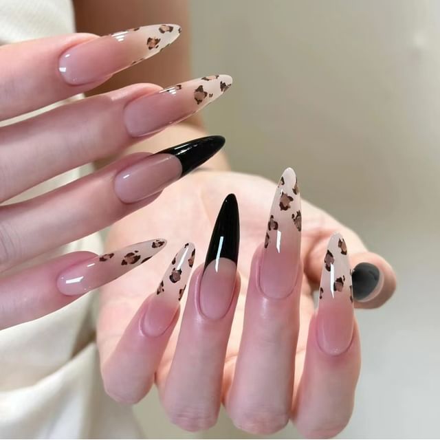 Leopard Print Press On Nail SpreePicky