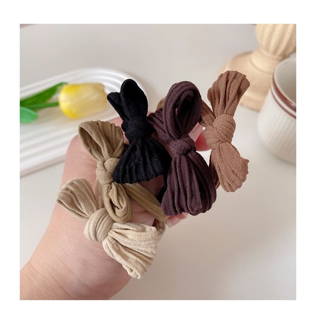 Bowknot Hair Tie Set SpreePicky