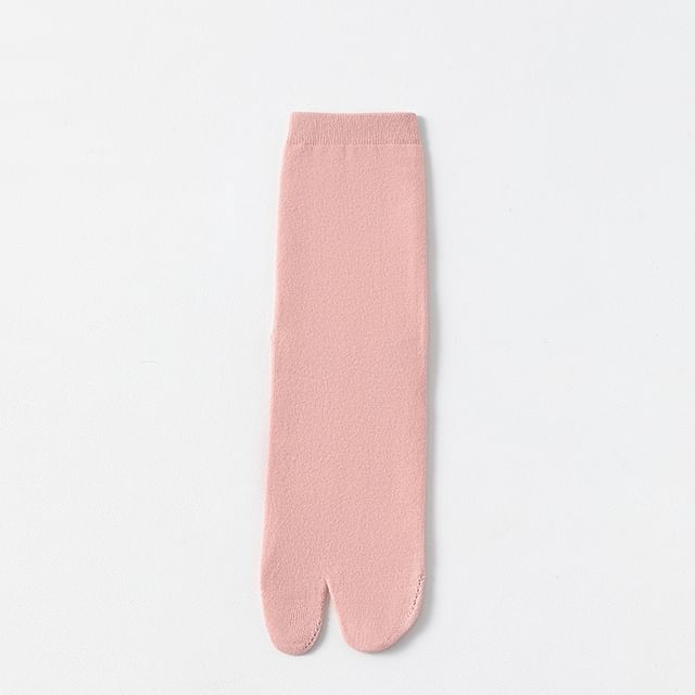 Plain Split Toe Socks SpreePicky