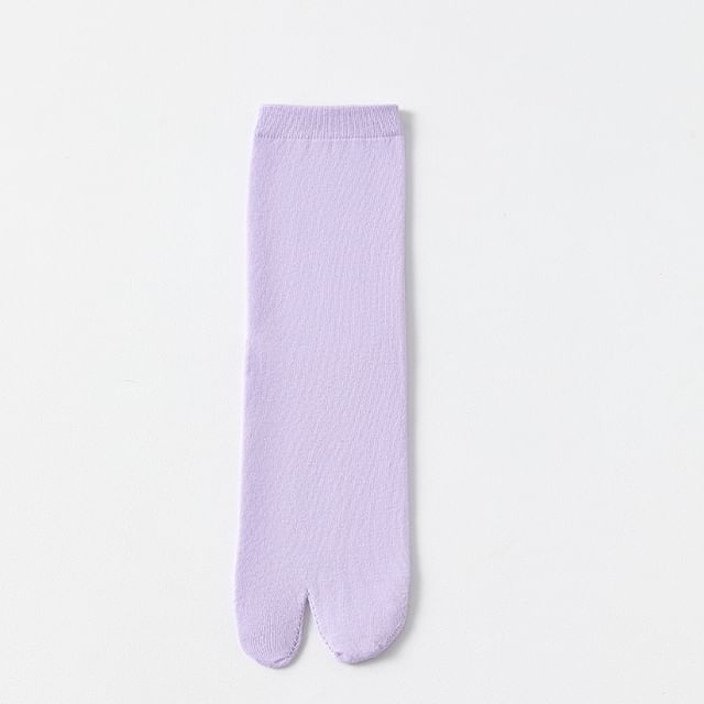 Plain Split Toe Socks SpreePicky