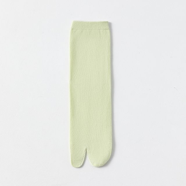 Plain Split Toe Socks SpreePicky