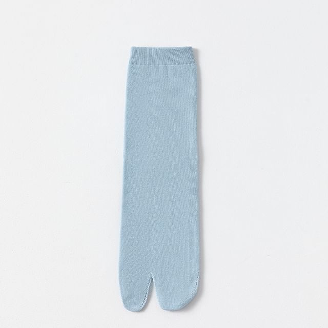 Plain Split Toe Socks SpreePicky