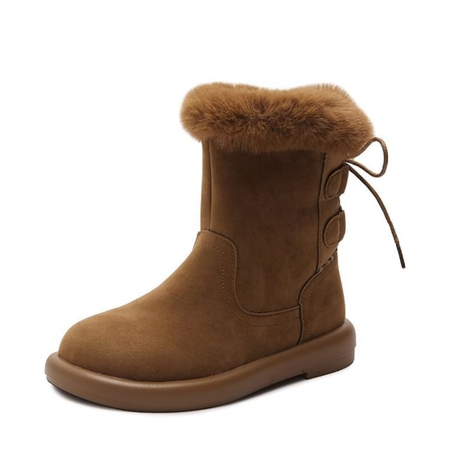 Fleece Lined Short Boots SpreePicky