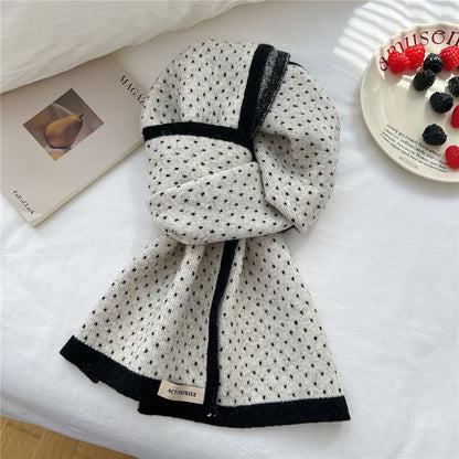 Dotted Knit Scarf SpreePicky