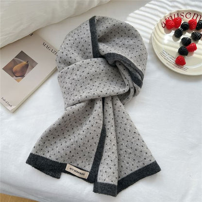 Dotted Knit Scarf SpreePicky