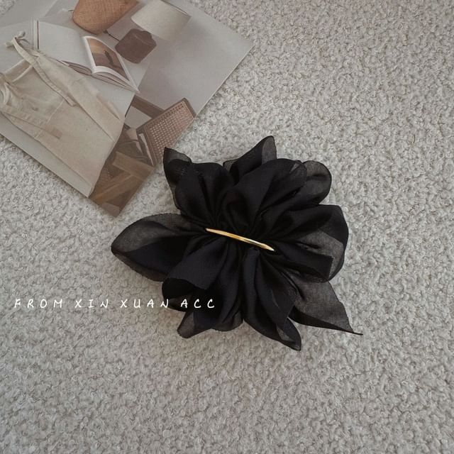 Mesh Flower Alloy Hair Clip SpreePicky