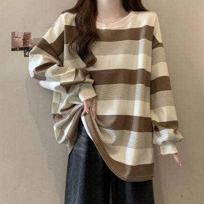 Crewneck Striped Sweater SpreePicky