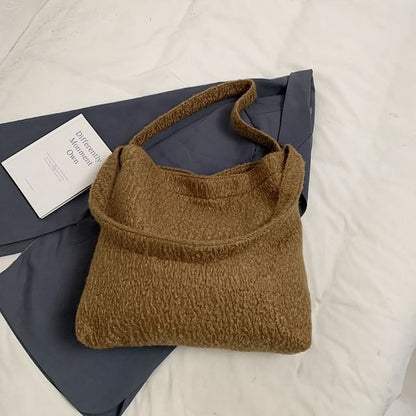 Plain Woolen Tote Bag SpreePicky