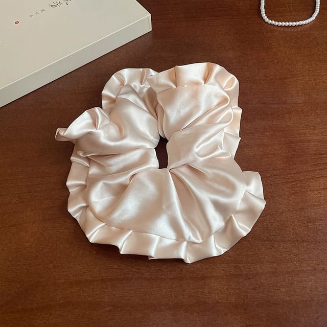 Ruffled Plain Scrunchie SpreePicky