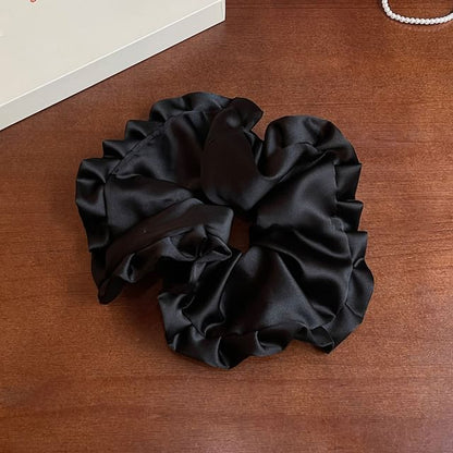 Ruffled Plain Scrunchie SpreePicky