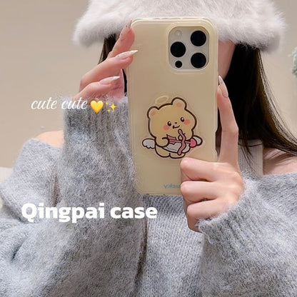 Bear Phone Case - iPhone 16 Pro Max / 16 Pro / 16 Plus / 16 / 15 Pro Max / 15 Pro / 15 Plus / 15 / 14 Pro Max / 14 Pro / 14 Plus / 14 SpreePicky