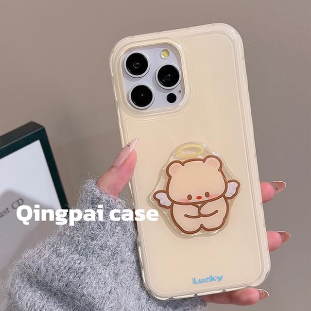 Bear Phone Case - iPhone 16 Pro Max / 16 Pro / 16 Plus / 16 / 15 Pro Max / 15 Pro / 15 Plus / 15 / 14 Pro Max / 14 Pro / 14 Plus / 14 SpreePicky