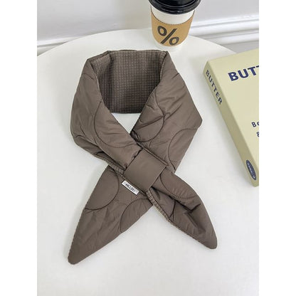 Plain Quilted Scarf SpreePicky