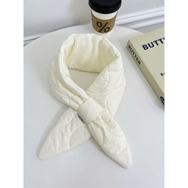 Plain Quilted Scarf SpreePicky