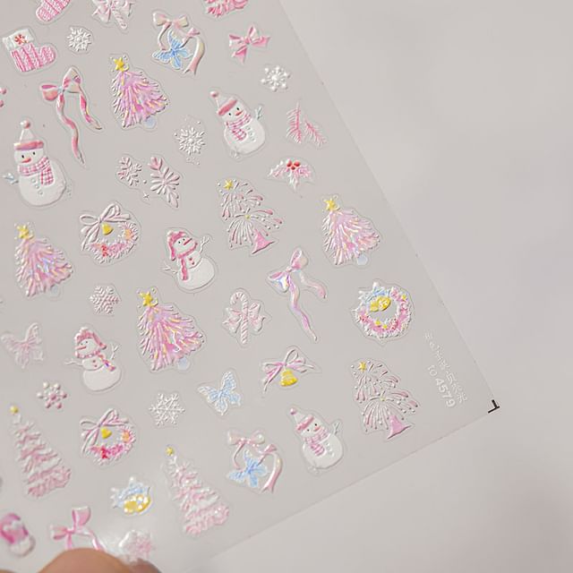 Christmas Nail Art Stickers SpreePicky