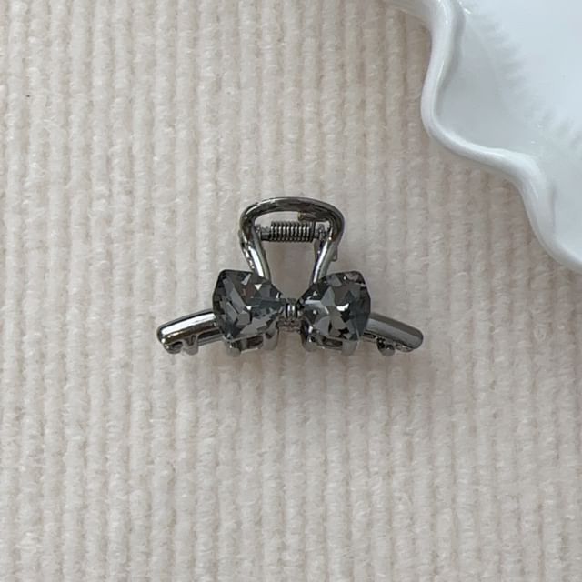 Bow Rhinestone Alloy Hair Claw SpreePicky