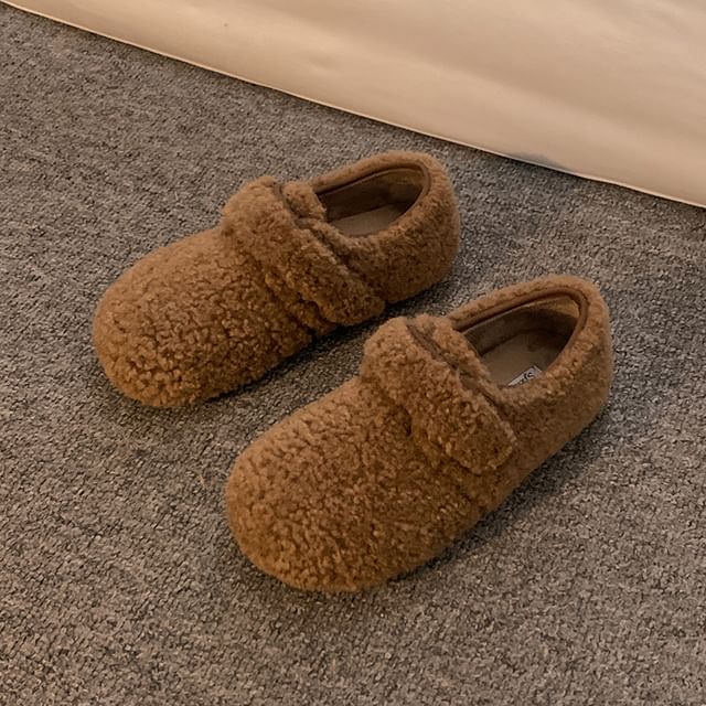 Faux Shearling Slip-Ons SpreePicky