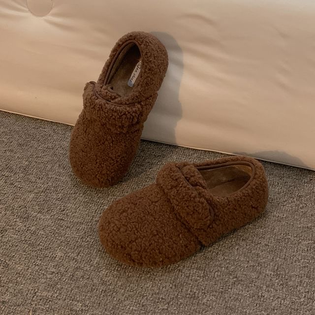 Faux Shearling Slip-Ons SpreePicky