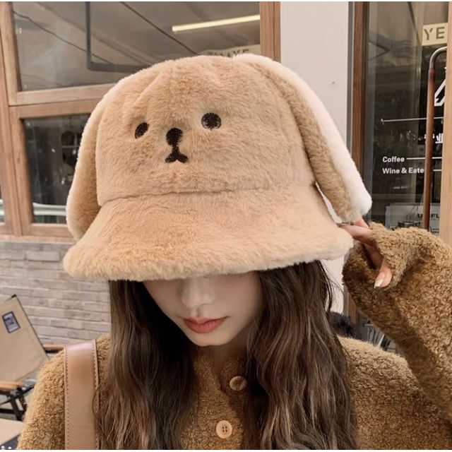 Dog Chenille Bucket Hat SpreePicky