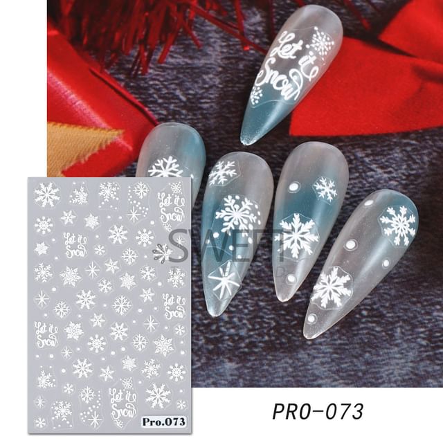 Snowflake Nail Art Stickers (Various Designs) SpreePicky