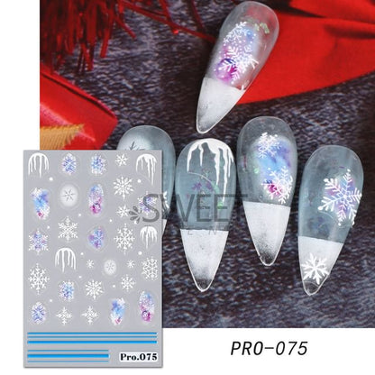 Snowflake Nail Art Stickers (Various Designs) SpreePicky