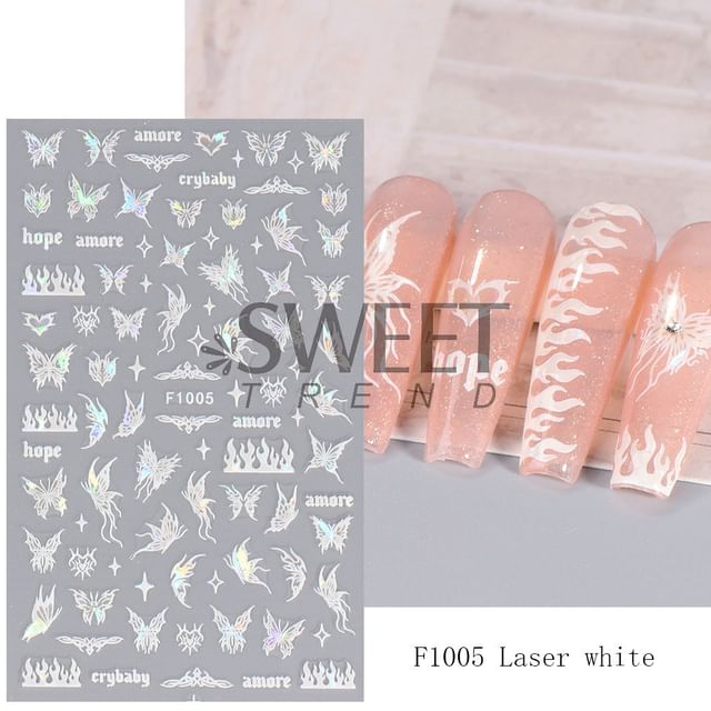 Butterfly Star Nail Art Stickers (Various Designs) SpreePicky