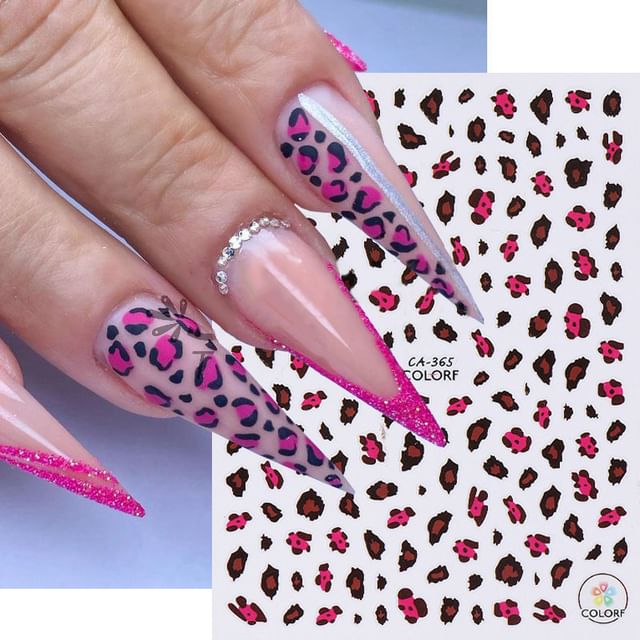 Leopard Print Nail Art Stickers (Various Designs) SpreePicky