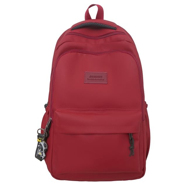 / Bag Set Applique Backpack Charm Laptop Plain FashionChic