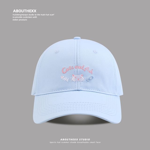 Cap Lettering Cartoon Embroidered Baseball FashionChic