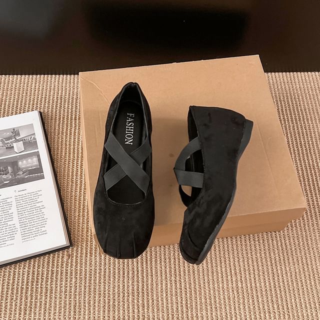 Strap Wedge Cross Hidden Mary Jane Shoes FashionChic