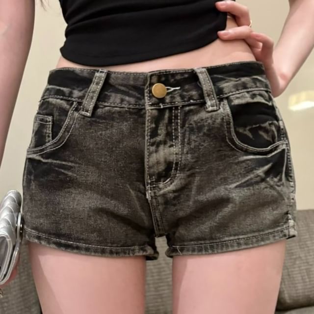 Denim Pants Hot Low Washed Rise FashionChic